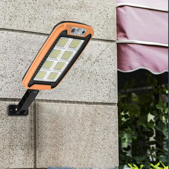 TUOBARR Street, IP65 Outdoor Powered Lights Dusk To wn With Motion Sensor LED Security Flo-od For Parking Lot, Remote Control