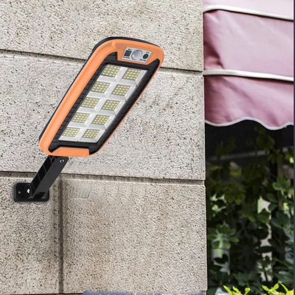 TUOBARR Street, IP65 Outdoor Powered Lights Dusk To wn With Motion Sensor LED Security Flo-od For Parking Lot, Remote Control