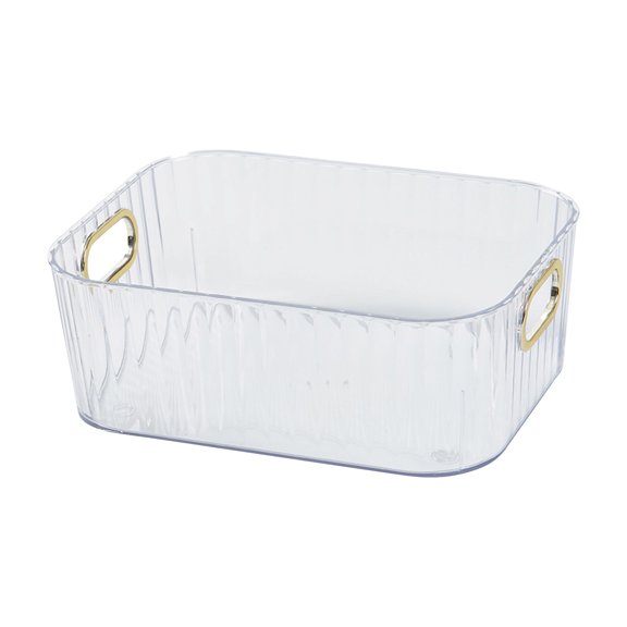 TUOBARR Transparent Desktop Storage Box Cosmetics Organizing Box Household Drawer Clothing Storage Box