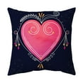 thumbnail image 1 of TUOBARR Valentine's Day Soft And Comfortable Peach Leather Pillow, 1 of 2