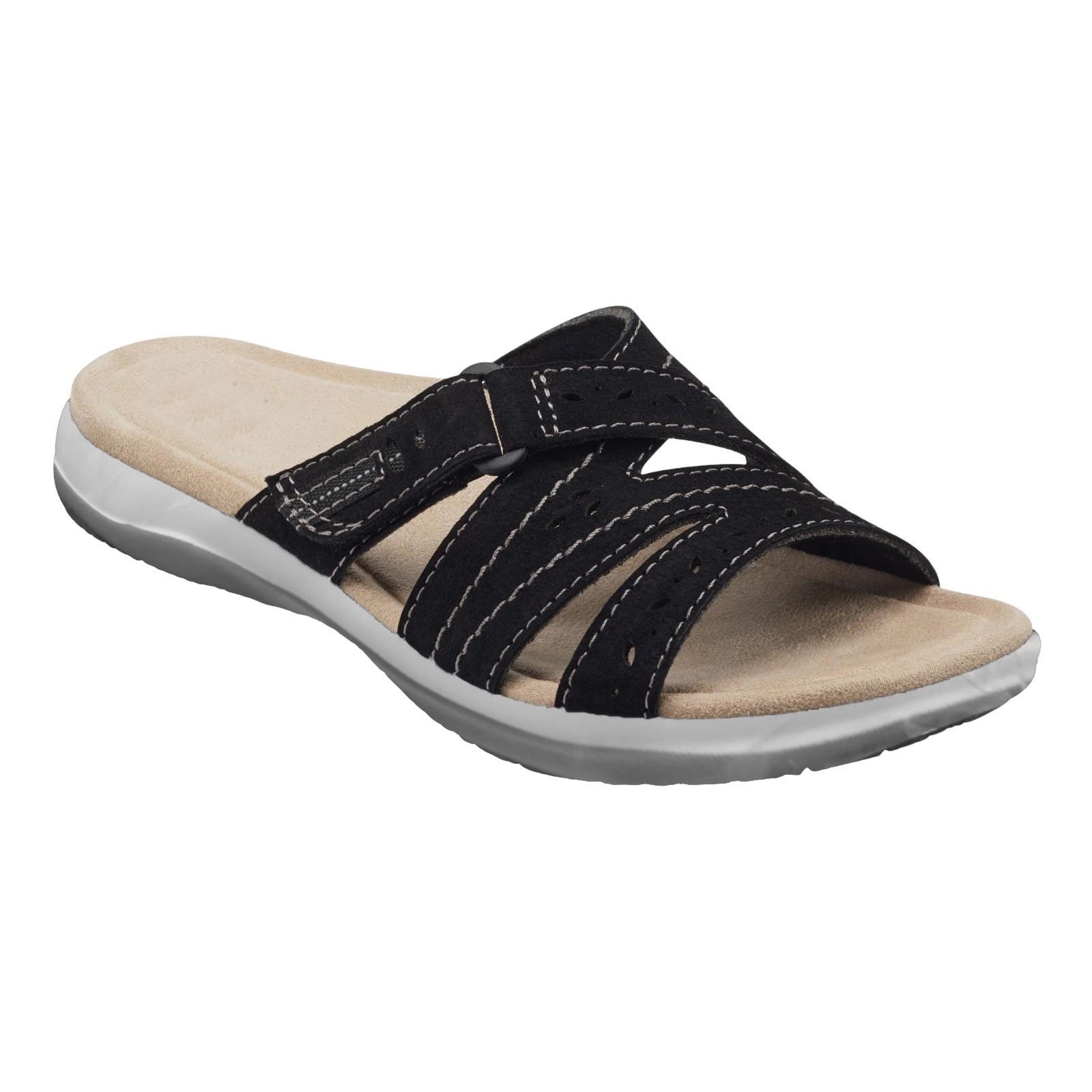 Orthopedic Slippers for Women,Shoes Hollowed Flat Low-heeled Sandal Slippers For Lady Size 6
