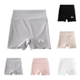 thumbnail image 1 of Agkizg Toddler Baby Girls Leggings Shorts Elastic Waist Biker Shorts Seamless Compression Shorts for Under Dress, Size 8-9 Years, 1 of 2