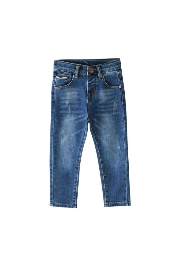Toddler Boys Casual Jeans,Kids Denim Pants,Spring and Summer Children's Boy's Basic Casual Solid Full Length Pants Jeans