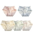 thumbnail image 1 of Bovxnpu Boys Girls Underwear Toddler Panties, 5PC Girls Cotton Briefs, 5PC Girls Solid Color Soft Comfortable Breathable Children Briefs Student Underpants 14 Years, 1 of 8