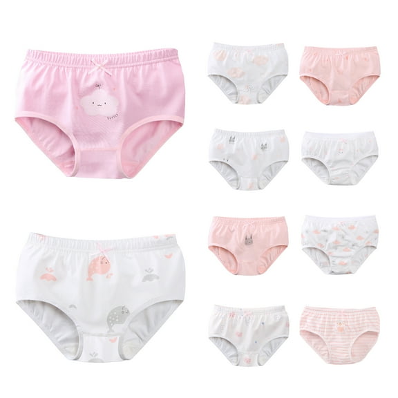 Bovxnpu Boys Girls Underwear Toddler Panties, Girls Cotton Briefs, Children's Printing Comfortable Girls' Cotton Underwear 2-3 Years