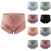 Bovxnpu Maternity Underwear Pregnancy Postpartum Panties, Over The Bump Brief Panties, Plus Size Breathable High Waist Support Adjustable Pregnancy Pants Leggings 3XL