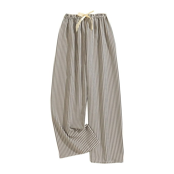 Bovxnpu Plus Size Pants For Women, Womens Wide Leg Pants Casual Loose Pants Loungewear Pants, Women's Elastic Waist Leisure Home Furnishings Printed Pants Free Size