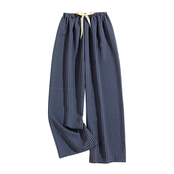 Bovxnpu Plus Size Pants For Women, Womens Wide Leg Pants Casual Loose Pants Loungewear Pants, Women's Elastic Waist Leisure Home Furnishings Printed Pants Free Size