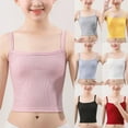 thumbnail image 1 of Bovxnpu Summer Girls Underwear, Training Bras for Girls Cotton Tank Top, 8-12 Years Girls' Underwear Development Period Breathable Student Bra 9-10 Years, 1 of 6