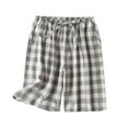 thumbnail image 1 of Bovxnpu Summer Plus Size Shorts for Women, Womens Casual Shorts, Women's Casual Elastic Tie Waist Loose Long Pants With Pocket Shorts Length Pants L, 1 of 3