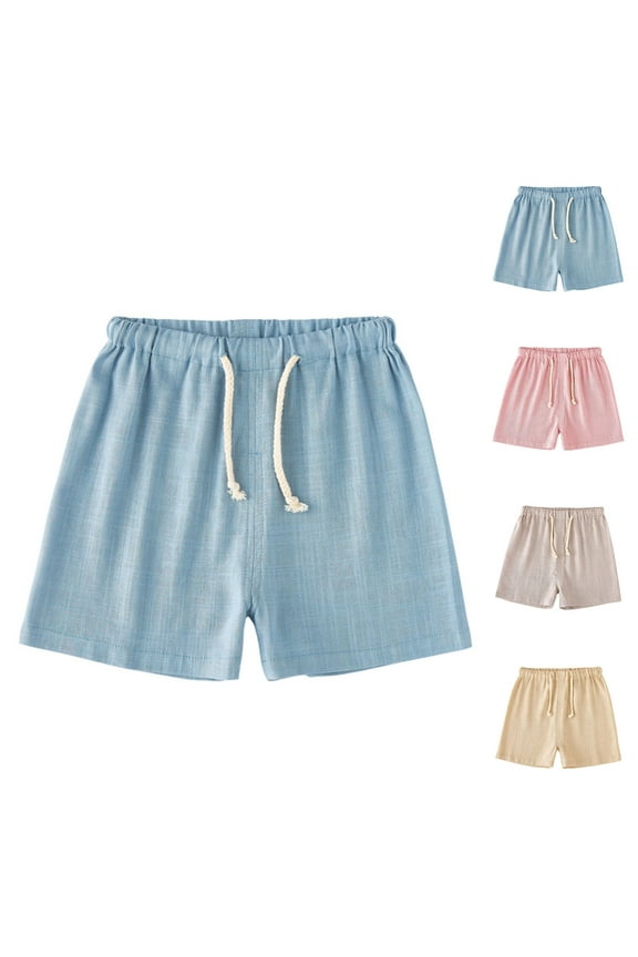 Summer Toddler Boys Girls Shorts, Kids Casual Shorts, Children's Mosquito Repellent Pants Breathable And Cool 7-8 Years