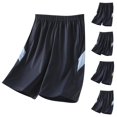 thumbnail image 1 of Bovxnpu Toddler Boys Girls Shorts, Boys Casual Shorts Athletic Shorts, Children's Solid Color Mesh Breathable Thin Five Quarter Pants Loose Pants 3 Years, 1 of 4