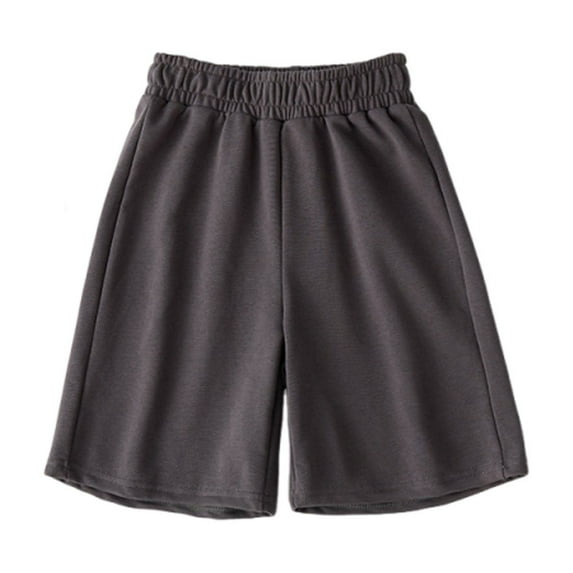 Bovxnpu Toddler Boys Girls Shorts, Boys Casual Shorts Athletic Shorts, Solid Color Casual Sports Pants With Pockets And Flower Buds Shorts 7-8 Years