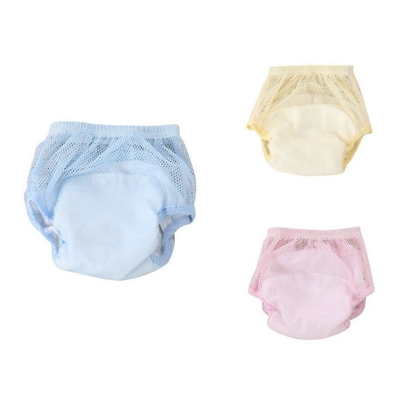 Bovxnpu Toddler Potty Training Underwear, Cotton Absorbent Training Pants for Toddler Boy and Girls, Baby Cute Training Pants Breathable Underpants 1-2 Years