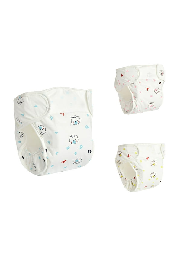 Toddler Potty Training Underwear, Cotton Absorbent Training Pants for Toddler Boy and Girls, Baby Cute Training Pants Breathable Underpants 3-9 Months