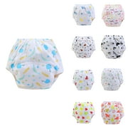 Summer Savings Clearance 2025 Bovxnpu Toddler Potty Training Underwear, Cotton Absorbent Training Pants for Toddler Boy and Girls, Baby Mesh Training Pants Washable Diaper Pants 6-12 Months