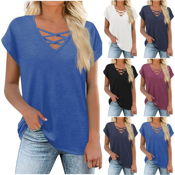 Bovxnpu Womens Summer Tops, Plus Size Casual T Shirt, Ladies' Fashionable Printed Long Sleeved Casual Loose T-shirt Round Neck Top XL