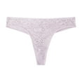 thumbnail image 1 of Bovxnpu Womens Underwear Plus Size Panties, Lace Thongs for Women No Show Thong Underwear, Women's Lace Flowers Embroidered Cotton Crotch Low Waist Thong Underwear S, 1 of 2