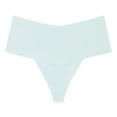 thumbnail image 1 of Bovxnpu Womens Underwear Plus Size Panties, Seamless Thongs for Women No Show Thong Underwear, Women's Seamless Breathable Desire High Waist Thong Underwear S, 1 of 2
