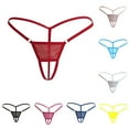 thumbnail image 1 of Summer Savings Bovxnpu Womens Underwear Plus Size Panties, Women's Low Rise G-string Thong Panty Underwear, Women's Exposed Buttocks Low Waist Solid Color Mini Thong Free Size, 1 of 3