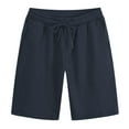 thumbnail image 1 of Fmbrln Mens Summer Gym Shorts Fashion Casual Elastic Waist Drawstring Half Shorts Pants Workout Training Shorts, 1 of 3