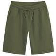 thumbnail image 1 of Fmbrln Mens Summer Gym Shorts Fashion Casual Elastic Waist Drawstring Half Shorts Pants Workout Training Shorts, 1 of 4