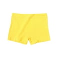 thumbnail image 1 of Loopsun Boys Girls Cotton Underwear, Children's Mid Waist Casual Solid Color Four Cornered Briefs for Kids Yellow 12-13 Years, 1 of 4
