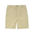 thumbnail image 1 of Loopsun Boys Girls Summer Shorts, Children's Summer Solid Color Uniform Shorts with Pockets Khaki 15-16 Years, 1 of 5