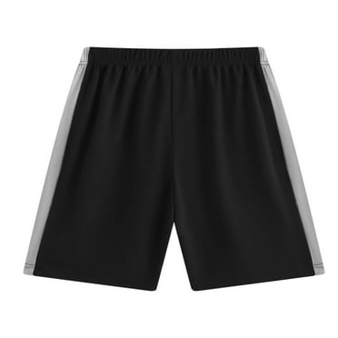 Summer Savings! Loopsun Boys Sports Shorts, Boys' Fashion Casual Solid Color Sports Pants Shorts Black 12-13 Years