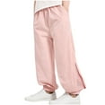 thumbnail image 1 of Loopsun Boys Summer Pants, Children's Solid Color Breathable Thin Mosquito Proof Summer Pocket Pants Pink 11-12 Years, 1 of 3