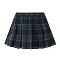 thumbnail image 1 of Loopsun Girls Skirts, Children's Girls Fashion Printed Pleated Short Skirts Green 9-10 Years, 1 of 3