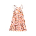 thumbnail image 1 of Loopsun Girls Summer Dress, Children's Girls Summer Cotton Camisole Dress On Beach Vacation Floral Dress, 1 of 3