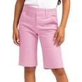 thumbnail image 1 of Loopsun Girls Summer Shorts, Kids Shorts Boys Girls Casual Hiking Shorts Straight Leg Loose Pants with Pockets Pink 11-12 Years, 1 of 4