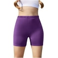 thumbnail image 1 of Loopsun Girls Summer Yoga Shorts, Toddler Kids Girls Comfortable Leggings Yoga Breathable Shorts Pants Purple 13-14 Years, 1 of 5