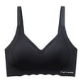 thumbnail image 1 of Loopsun Plus Size Bras for Women, Womens Comfortable and Comfortable Adjustable Gathering Breathable Bra Underwear Daily Bra Black XL, 1 of 2