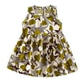 thumbnail image 1 of Loopsun Toddler Summer Dresses, Girl's Sleeveless Printed Dress Fashionable and Princess Dress Breathable Comfortable Dress Brown 6-12 Months, 1 of 3