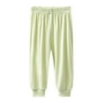 thumbnail image 1 of Loopsun Toddler Summer Pants, Casual Pants for Boys Girls, Children's Mosquito Repellent Summer Solid Thin Breathable and Cool Pants Green 2-3 Years, 1 of 4