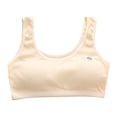 thumbnail image 1 of Loopsun Training Bras for Girls, Girls Primary and Secondary School Solid Comfortable Camisole Bra Beige 17-18 Years, 1 of 3