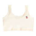 thumbnail image 1 of Loopsun Training Bras for Girls, Girls' Solid Sports Comfortable Breathable Underwear Bras Beige 11-12 Years, 1 of 3