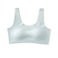 thumbnail image 1 of Loopsun Training Bras for Girls, Girls' Solid Sports Underwear Bras with Sponge Chest Pads Blue 12-14 Years, 1 of 3