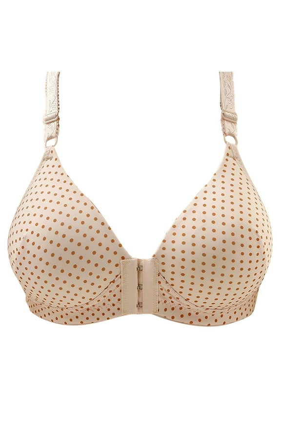 Womens Bra Plus Size, Bras for Women, Women's Nursing Bra Maternity Sleeping Large Size Underwear Daily Bra Beige 38/85