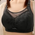 thumbnail image 1 of Loopsun Womens Bras Plus Size, Bras for Women, Women's Solid Color Seamless Soft Lifting Support Everyday Bras Black 38/85, 1 of 3