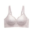 thumbnail image 1 of Loopsun Womens Bras Plus Size, Bras for Women, Women's Solid Color Push Up U-Shaped Underwear Everyday Bras Purple L, 1 of 4