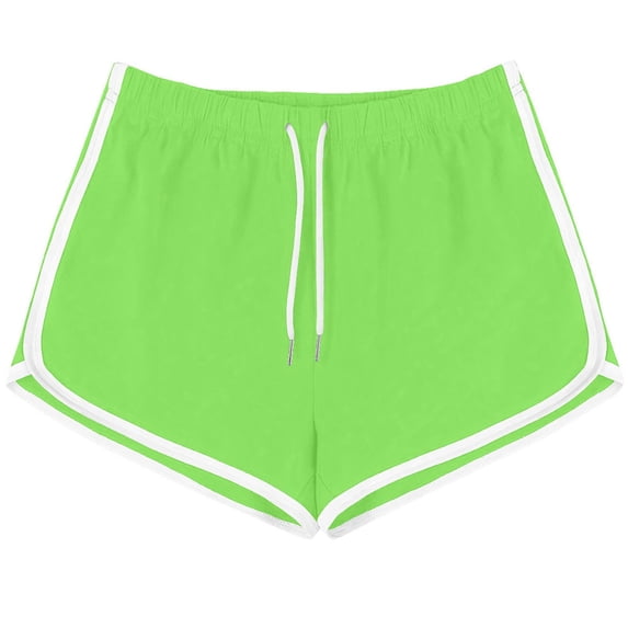 Loopsun Womens Summer Pants, Shorts for Women, Women Casual Summer Solid Sports Workout Yoga Shorts Active Pants Mint Green S