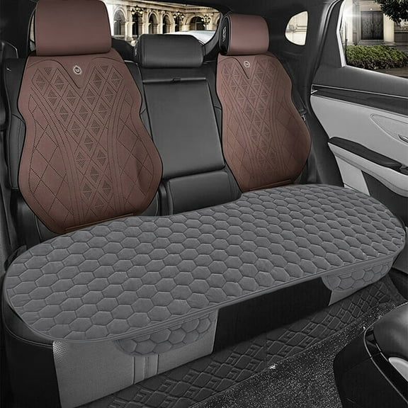 Ruroz Car Seat Cushion, Memory Foam Car Seat Cushion, Relieve Tailbone Pain, Anti-Slip Bottom Car Seat Cushions for Driving, Suitable for Car and Office Chairs (Grey)
