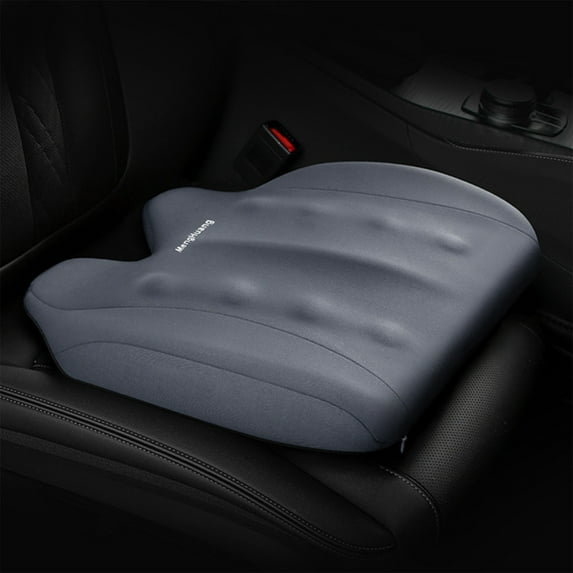 Ruroz Car Seat Cushion - Memory Foam Car Seat Pad - Sciatica & Lower Back Pain Relief - Car Seat Cushions for Driving - Road Trip Essentials for Drivers(Gray)