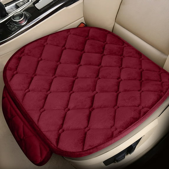 Ruroz Car Seat Cushion Pad for Driving Seat Cushions for Office Chairs/Truck Memory Foam Seat Cushion Comfortable and Durable Red
