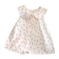 thumbnail image 1 of Summer Savings Clearance 2025! TAGOLD Girls Clearance Dress,Summer Toddler Baby Girls Sleeveless Dress,Children's Solid Color Sleeveless Dress Summer Casual Round Neck Dress, 1 of 3