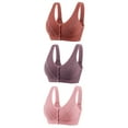 thumbnail image 1 of Summer Savings Clearance 2025! TAGOLD Womens Plus Size Bra Clearance,Summer Casual Bras for Womens,3PC Women's No Steel Ring Lactation Bra Back Adjustment Yoga Running Bra, 1 of 2