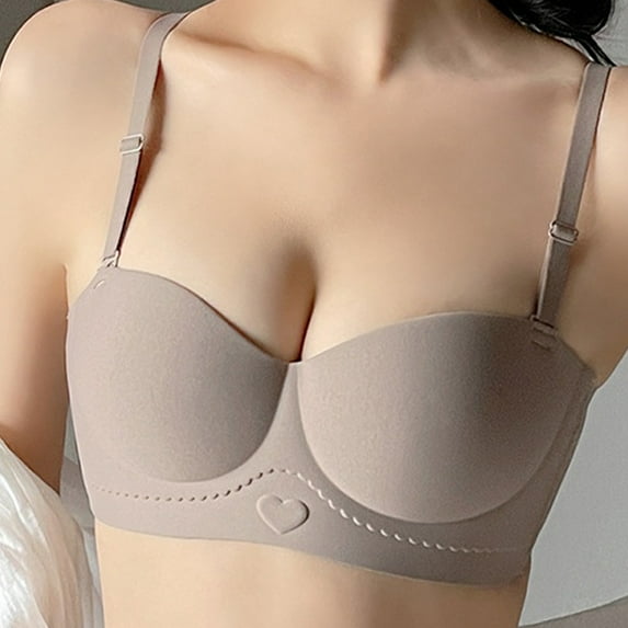 Summer Savings Clearance 2025! TAGOLD Womens Plus Size Bra Clearance,Summer Casual Bras for Womens,Comfortable Without Steel Rings Small Chest Gathered And Auxiliary Breast Bra